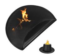 WEKADRIN Tappetino Ignifugo Silicone per Barbecue Esterno Protezione Termica Antiscivolo per Deck e Patio Stuoia Flessibile e Resistente al Calore per Cucina all Aperto e Campeggio