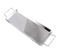 WEKADRIN Teglia Barbecue in Inossidabile Antiaderente per Induzione Resistente e Facile da per e Arrostire Carne e Verdure