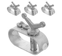 WEKADRIN Tenditore per Corde da Esterno in Acciaio Resistente 4 Pezzi Strumento per Serraggio e Tensione Fili per Tunnel Agricoli Frutteti e Coperture Piscine Funzionamento una Mano