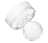 WEKADRIN Timbro Per Ombretti e Fard 27mm in Acrilico, Strumento Di Pressatura Delicato e Compatto Per Make-up Professionale e Preparazione Polveri Cosmetiche