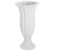 WEKADRIN Vaso Cimitero in Ceramica Robusta per Fiori Freschi e Artificiali Decorazione Stabile per Lapidi e Tombe Grande Vaso Commemorativo Urne Romane