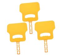 WEKADRIN Ventilatore Per Barbecue Manuale in Plastica Set Da 3 Pezzi Per Grigliate All'aperto Ventilatore Di Supporto Alla Fiamma Leggero e Portatile, Accessorio Comodo Per Barbecue Gas e Legna
