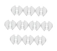 WEKAMOS 10 Paia Cuscinetti Nasali per Occhiali in Silicone Antiscivolo Supporti per Naso Morbidi e Sostituibili Comfort e Stabilità per Esperienza Ottimale Occhiali