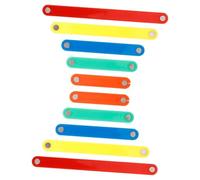 WEKAMOS 10 Strisce Geometriche Magnetiche per Gioco Educativo per Sviluppo Abilità Matematiche e Spaziali Puzzle Costruzione Magnetica per Casa Scuola e Asilo