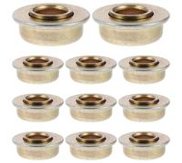WEKAMOS 12 Pezzi Kit Cuscinetti Forcella Anteriore Sedia Rotelle Piastra Girevole Resistente per Ruote Scooter e Deambulatori Accessori Ricambio Guida Robusti e Durevoli