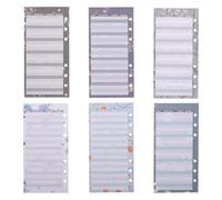 WEKAMOS 120 Fogli Scheda Di Gestione Del Budget Raccoglitore Di Bilancio Carte Di Registrazione Del Budget Inserti Per Raccoglitori Di Organizzatore Finanziario