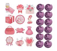 WEKAMOS 12set Decorazioni Spirale per Festa della Mamma Decorazioni Sospese per Celebrare con Stile per Eventi e Domestiche