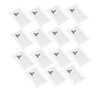 WEKAMOS 15 Pezzi Trasparenti Identificative Con Buste Trasparenti Per Buste Protettive Per Badge Per Di