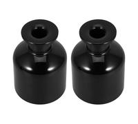 WEKAMOS 2 Bottiglie Diffusore in Vetro Cilindrico 150 Ml senza Tappo, Contenitori Vuoti per Aromaterapia Riutilizzabili, Bottiglie di Profumo per Casa e Auto, Diffusori di Oli