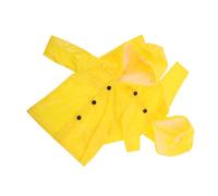 WEKAMOS 2 Giacca Antipioggia per Bambole Giallo Miniatura per Bambole da Gioco Facile da Indossare e Pulire
