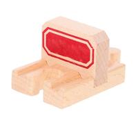WEKAMOS 2 Legno con Accessori per da Te Tracciato Legno per Scene Ferroviarie Abilità Motorie e Creatività Nei