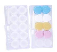 WEKAMOS 2 Pezzi Custodie per Compatte e Leggere per Viaggi e Uso Materiale Resistente e Pratico Confezione Colori Misti e Trasparenti