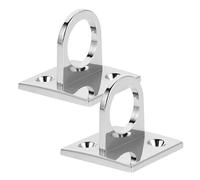 WEKAMOS 2 Pezzi Ganci U per Controllo Folla Appendichiavi da Soffitto Resistenti Antiruggine per Eventi Carpet e Ambienti Vip Adatti per Appendere Corde e Decorazioni