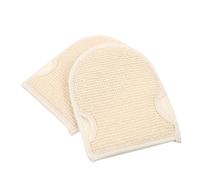 WEKAMOS 2 pezzi Guanti Esfolianti Doppia Faccia per Doccia e Bagno Guanti Scrub Corpo Traspiranti e Rapida Asciugatura Rimuovono Cellule Morte e Favoriscono la Circolazione della Pelle