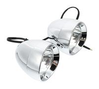 WEKAMOS 2 Pezzi Lampada Frontale Moto Vint a a Proiettile, Coppia