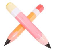 WEKAMOS 2 Pezzi Matite Gonfiabili Giganti in PVC Giocattoli per Feste Compleanno e Decorazioni Laurea Palloncini Forma di Pastello per Aula e Foto Back To School