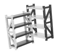 WEKAMOS 2 Pezzi Miniature Dollhouse Bookcase Shelves Plastic Storage Rack For Micro Scene Display Lightweight And Easy Assembly