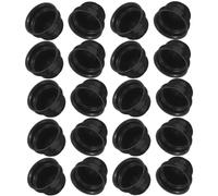 WEKAMOS 20 Pezzi Copriruota Anteriore per Sedia a Rotelle in Plastica, Tappo Antipolvere Forcella per Deambulatori, Protezione Duratura per Accessori Sedie a Rotelle e Ausili di