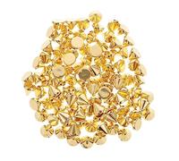 WEKAMOS 200 pezzi Borchie Coniche Decorative per Abbigliamento Rivetti Punk Ccb per Progetti Fai da Te Accessori per Cucito e Scrapbooking per e Scarpe