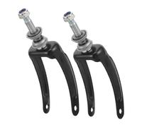 WEKAMOS 2pezzi Fork Anteriore Per Sedia Rotelle in Metallo Da Supporto Ruota Anteriore Ricambio Per Staffa Ruota Accessorio Per Sedia Rotelle Compatibile Ruote Girevoli