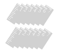 WEKAMOS 2sets Tabella Di Altezza Da Parete Per Ragazzo Piccoli in Plastica Strumento Di Misurazione Altezza Righello Cavo Per Domestico