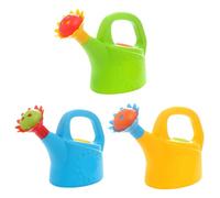 WEKAMOS 3 Annaffiatoi per Bagnetto in Plastica Annaffiatoi per Facili da Impugnare Versamento Liscio per Giardino e Bagno Giocattoli Educativi per Sviluppo Manuale e