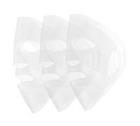 WEKAMOS 3 Pezzi Maschere in Silicone Riutilizzabili Trasparenti Copertura Adattabile e Pieghevole per per Viaggi e Uso