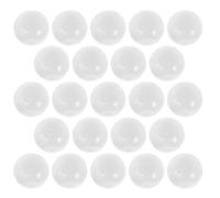 WEKAMOS 30 Palline Sonagli Bianche in Plastica per Ragazzo Ragazza Inserti Sonori Sicuri per Giocattoli Fatti a Mano Accessori Rumorosi per Progetti DIY e Riparazioni Giocattoli per