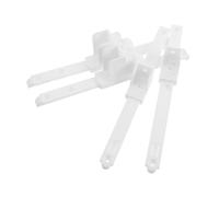 WEKAMOS 4 Pezzi Sollevatore sponda letto staffa connettore per mobili staffe del telaio del letto White