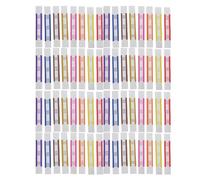 WEKAMOS 400 Fascette di Carta Autoadesive per Banconote Multicolore, Cinturini per Valuta Bancaria Resistenti, Organizer per Contanti in Banca, Supermercati e Attività Colore