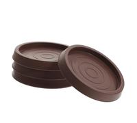 WEKAMOS 4pezzi Blocchi per Mobili in Gomma Antiscivolo Tappi per Piedini di Sedie e Tavoli Sottobicchieri Resistenti all Usura e Protezione per Pavimenti