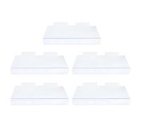 WEKAMOS 5 pezzi Ripiani Scarpiera Trasparenti in Plastica Porta Scarpe Espositore per Negozi e Centri Commerciali Design Unico per Display Marketing e Organizzazione Scarpe