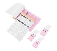 WEKAMOS 5pezzi Porta Ricevute Da Scrivania Per Libri Di Scontrini Clip Per Scontrini Con Carta Da Pacchi Per Piccole Imprese in Due Parti Per Ristoranti Fioristi e Panetterie