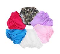 WEKAMOS 6 Miniature Doll Underwear Reusable Washable Diapers Cloth Underpants For Girl Dolls Creative Dress Up Accessories in Multiple Colors
