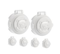 WEKAMOS 6 pezzi Pulsanti Sicurezza Lavatrice e Auto Blocchi Antibambino con e Interruttore Freno per Uso e Protezione Pulsanti