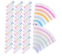 WEKAMOS 600 Pezzi Etichette Indice Colorate Segnalibri Linguette Adesive Linguette Per Libri Etichette Adesive Per Indice