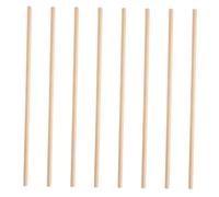 WEKAMOS 8 Dollhouse Wood Trim Molding Miniature Wooden Strips For DIY Dollhouse Wall Borders Baseboards And Furniture Decoration