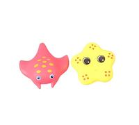 WEKAMOS 8 Giocattoli da Bagno per Animali Marini Spruzzatori Balena Cavalluccio Mare Giocattoli Squeaker Sicuri e Colorati per Bagnetto e Divertimento