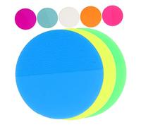 WEKAMOS 8 pezzi Etichette Adesive Trasparenti per Libri Segnalibri Colorati Riutilizzabili Adesivi per e per Studenti e Organizzati