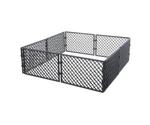 WEKAMOS 8 Pezzi Mini Recinzione in Plastica per Diorami Scenici Rete Maglia Fitta per Modelli Prigione e Paesaggi in Miniatura Accessori Decorativi Resistenti e Facili da Installare