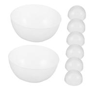 WEKAMOS 8 Pezzi Silicone Doll Wig cap Slip Hair Cover for Head Circumference Soft Durable Silicone for Doll Making And Styling