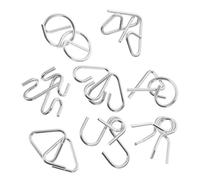 WEKAMOS 8 Puzzle Rompicapo in Antico Intellettivo per Adulti Esercizio Concentrazione e Abilità Logiche Educativo Resistente e Leggero