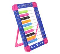 WEKAMOS Abaco per Bambini in Plastica Colorato 10 File Giocattolo Educativo per Contare e Imparare La Matematica Strumento per L'educazione Precoce per Scuola e Asilo