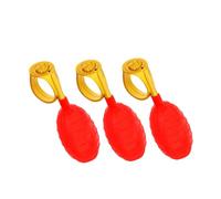 WEKAMOS Anelli Spruzzatori Scherzi D’Acqua 3 Pezzi, Giocattoli Rossi per Pesce D’aprile e Feste, Plastica Resistente per Giochi Divertenti Indoor e Outdoor