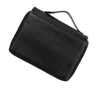 WEKAMOS Astuccio per Matite Colorate di Grande Capacità 200 Scomparti con 4 Strati e Cerniera, Organizer Portatile per Matite D'artista e Cancelleria Scolastica, Custodia Resistente Nera