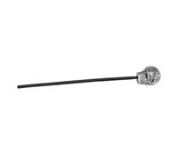 WEKAMOS bastone del cranio anziani Halloween personale dello per scheletro Cosplay canna da in costume bastone da addominali Nero