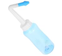 WEKAMOS Bottiglia per Lavaggio dei Seni Paranasali 300ml, Irrigatore Nasale Manuale Portatile per Adulti, Valvola Regolabile per Risciacquo Nasale Confortevole, per Pulizia Quotidiana