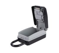 WEKAMOS Box Chiavi con Combinazione Installazione e Resistente Custodia Portachiavi in Grigia per Esterni Protezione per Chiavi e Accessori