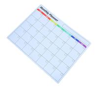 WEKAMOS Calendario Mensile Lavagna Adesiva Cancellabile Xin con PVC Rimovibile e Riutilizzabile Planner da Parete Dry Erase per Casa Ufficio Scuola