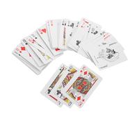 WEKAMOS Carte Da Gioco Braille Tattili Per Non Vedenti e Ipovedenti, Mazzo Caratteri Grandi, Supporto Accessibile Per Giochi Di Carte Educativi e Intrattenimento Adulto e Ragazzo Ragazza